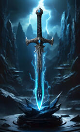 A.I. Enhanced Laser Lance Chain Lightning Sword