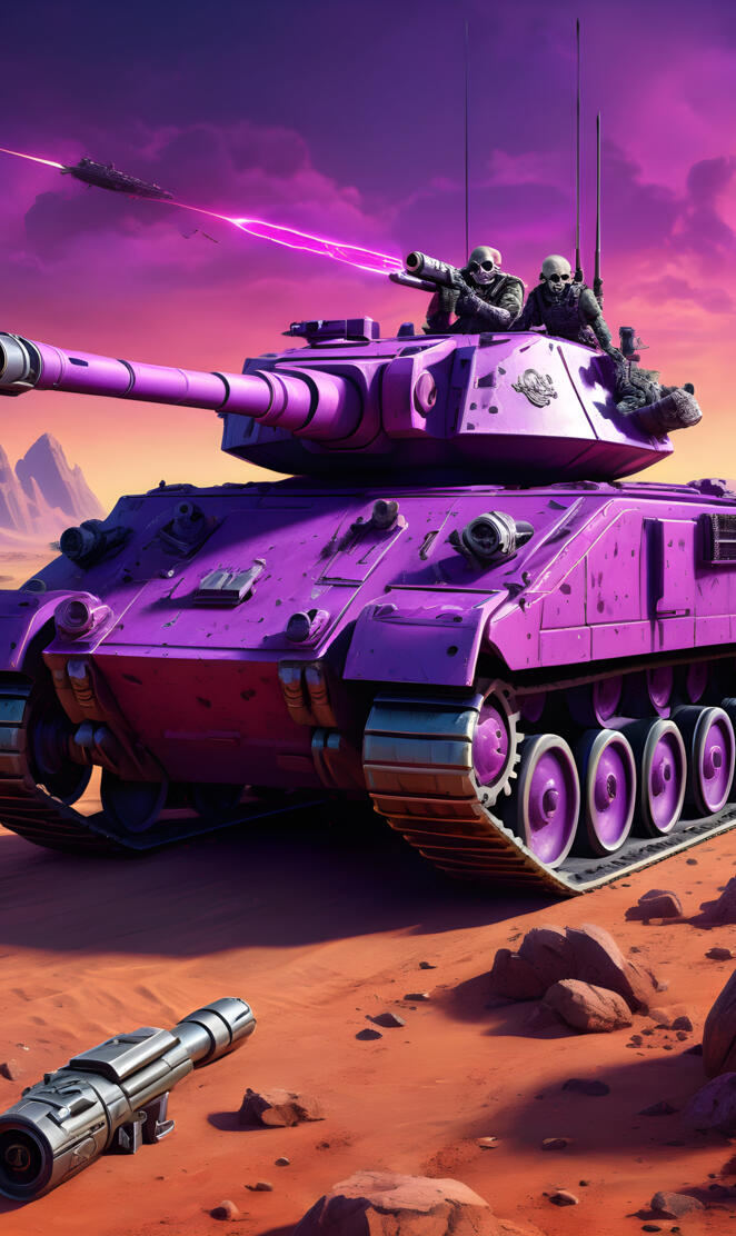 VR590 Plasma Cannon Tank, Battle for Mars