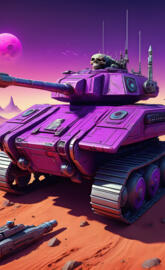 A.I. Controlled Laz Tank, Battle for Mars