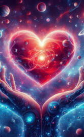 Galactic Heartbeat: Cosmic Love in the Universe