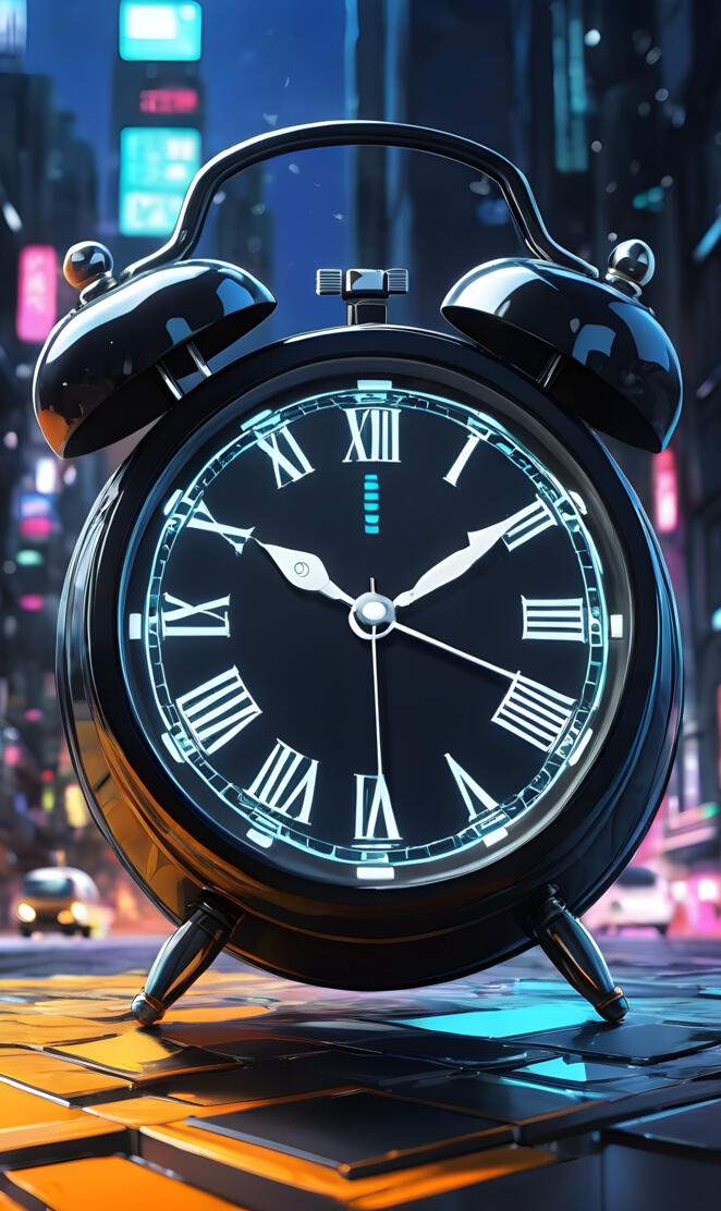 clock alarm screensave