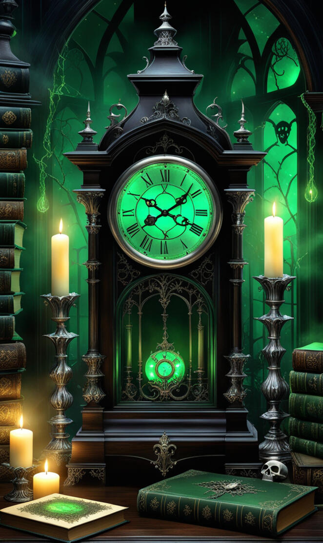 Gothic Victorian Clock