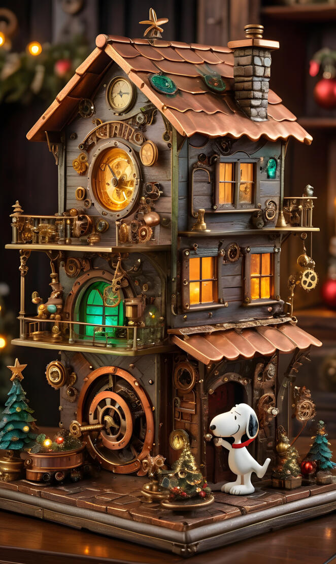a snoopy steam punk christmas 2