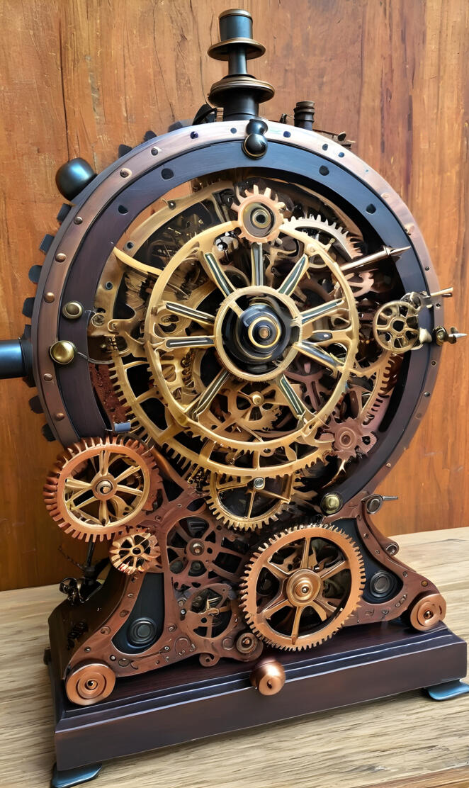 a mechanical device with a metal frame