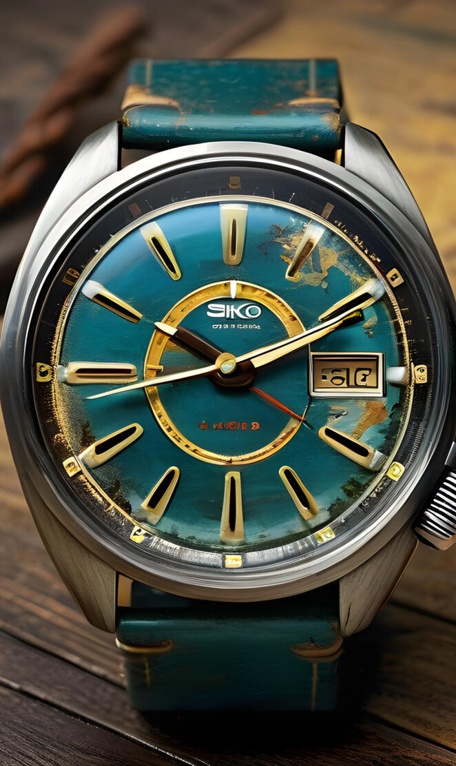 Patina vintage watch