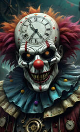 CREEPY CLOWN, CLOCK WORKS