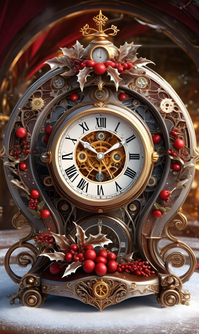 Christmas clock