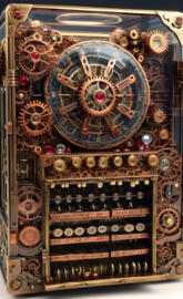 Gemmed Daisy Wheel Mechanical Calculator (version 3)