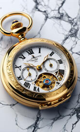 a clock with a weather vane