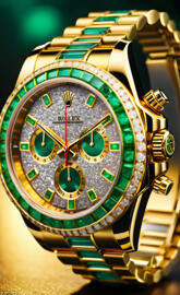 a close up of a watch