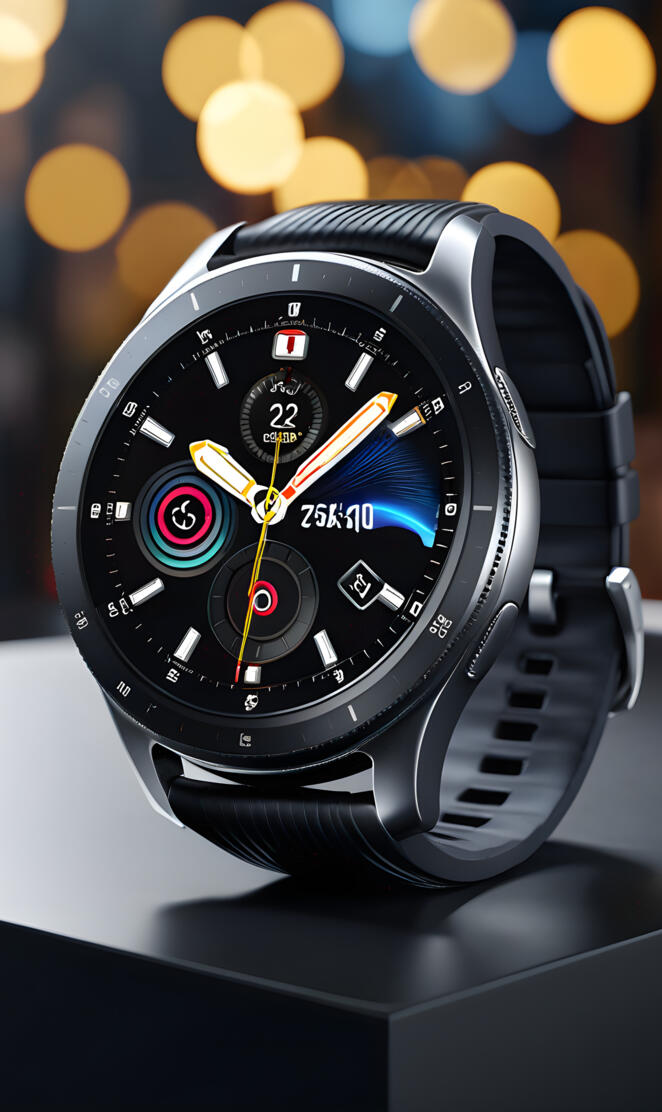 a close up of a watch