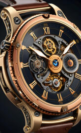 a close up of a watch