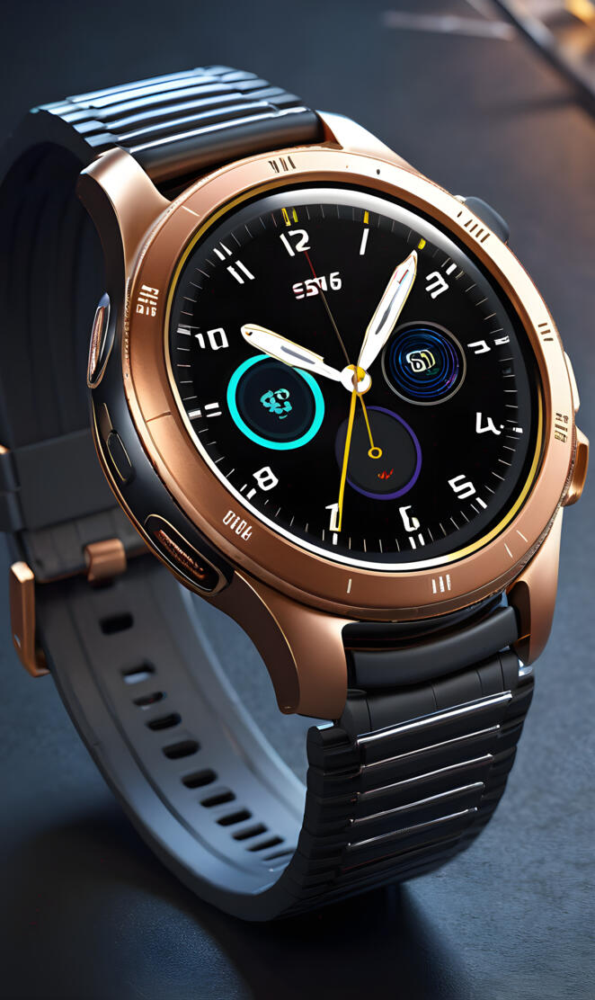 a close up of a watch