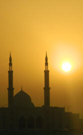 Mosque Sunset view
