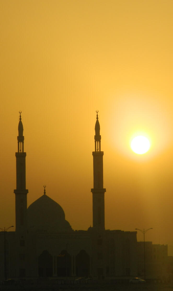 Mosque Sunset view