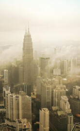 Petronas in Clouds