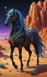 horse but orange click lace desert