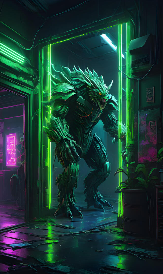 I made a custom kaiju