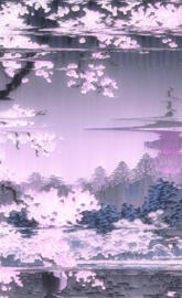blossom glitch art