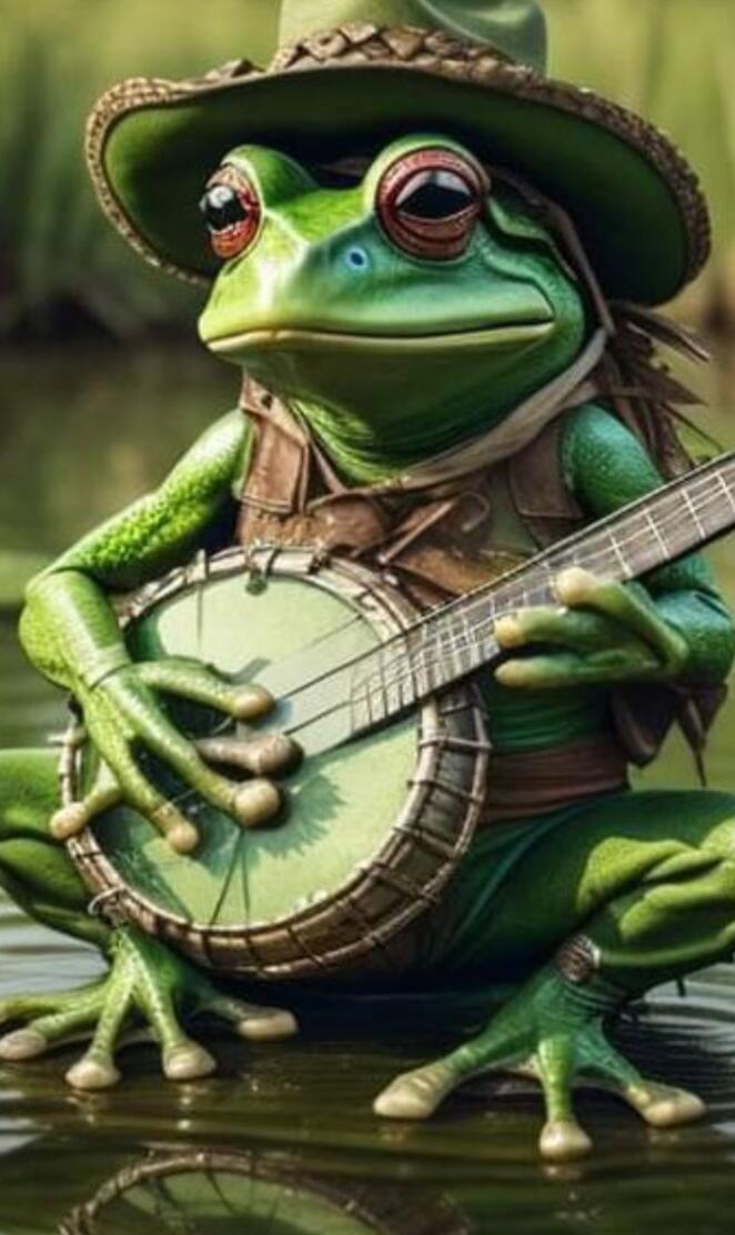 Frog banjo