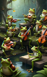 Frog orchestra