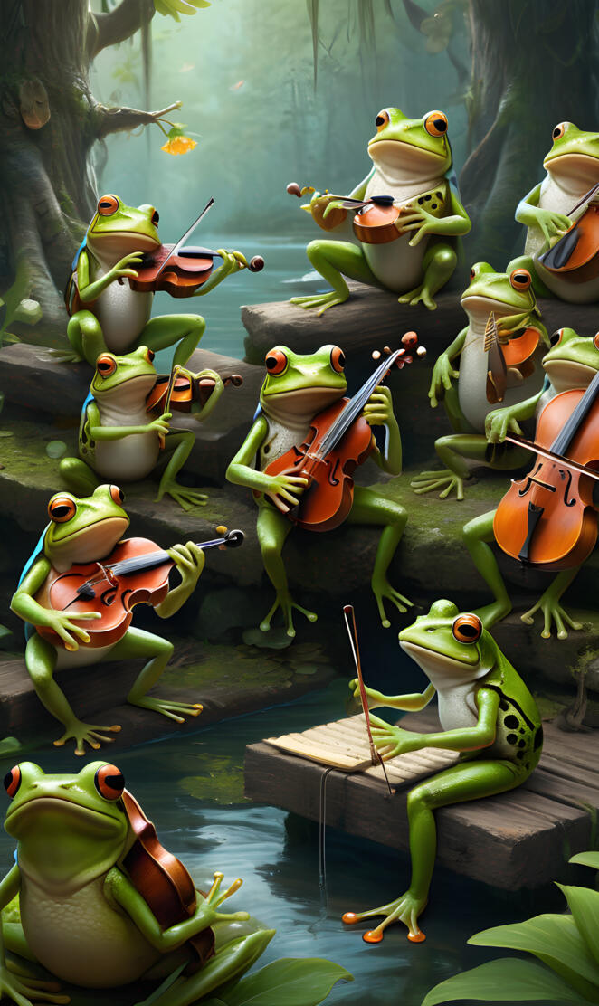 Frog orchestra