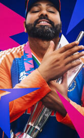 Rohit Sharma with World Cup Trophy