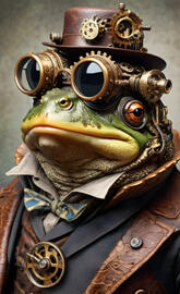 steampunk toad