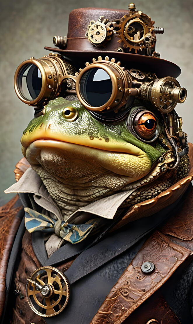 steampunk toad