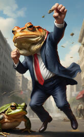 Donald Trump as a toady