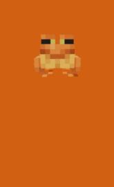 Orange Minecraft Frog