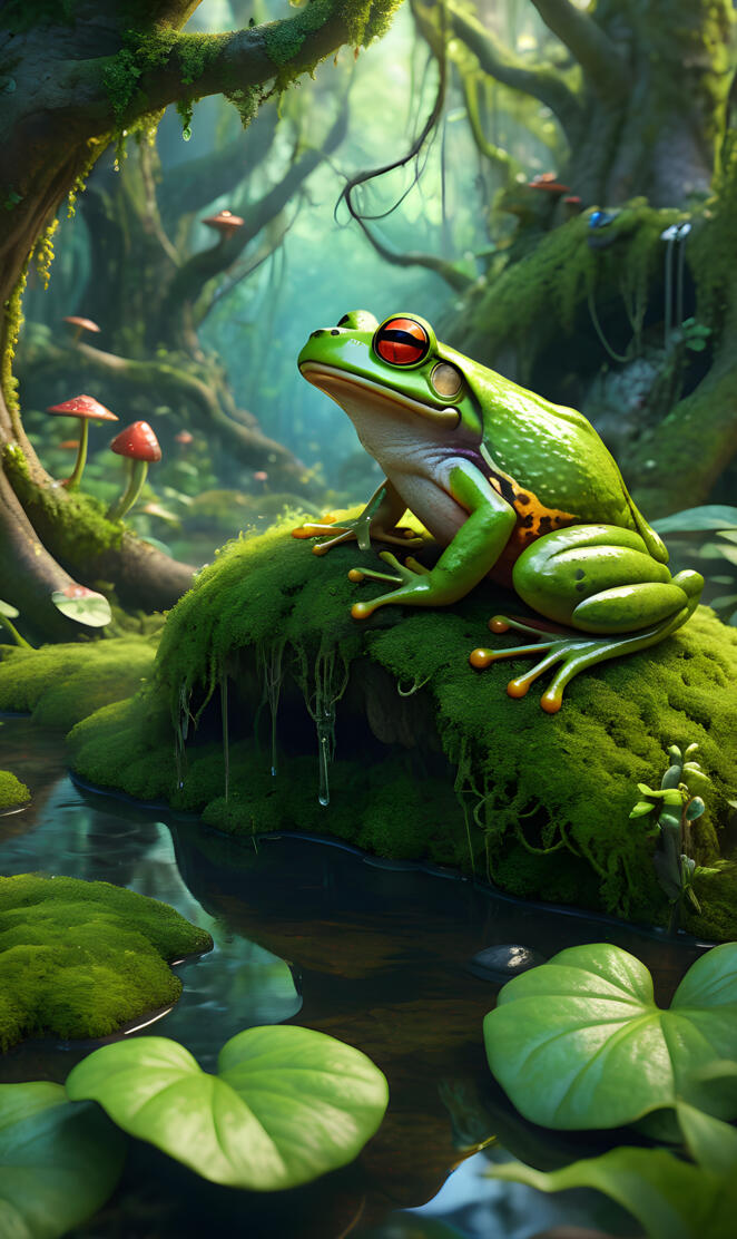 spirit frog of the glen