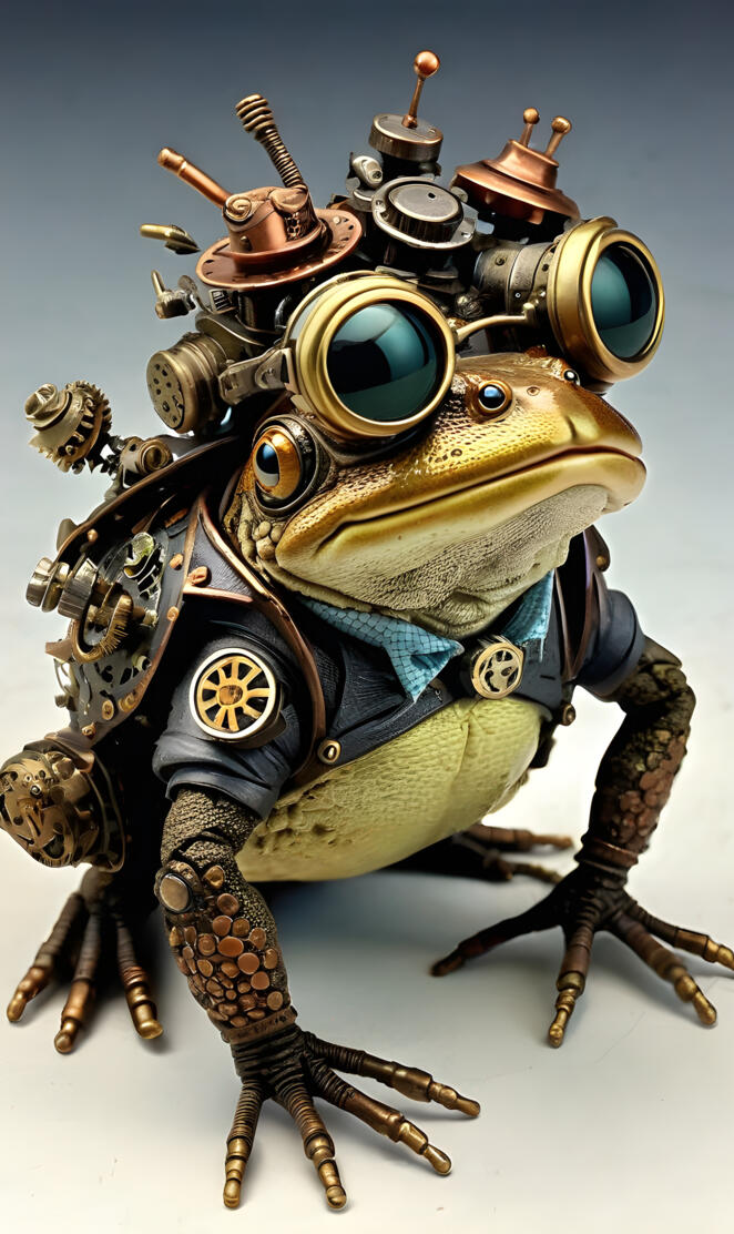 steampunk toad
