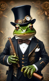 cigar smoking toad