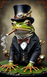 cigar smoking toad