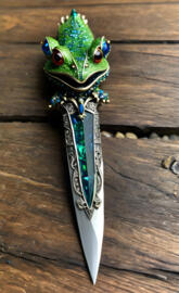 Jewelled frog dagger