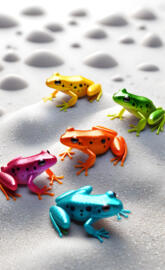 Neon Frogs