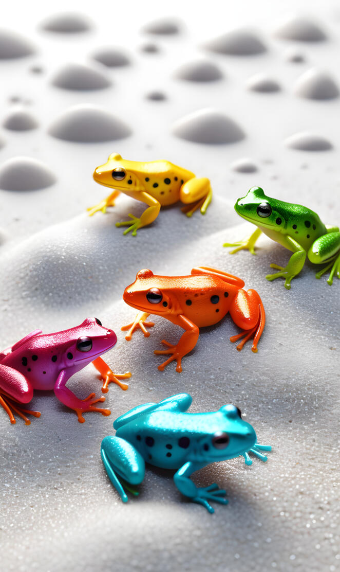 Neon Frogs