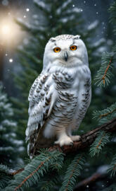 snowy owl wallpaper Art