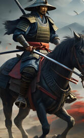 Samurai is going to fight