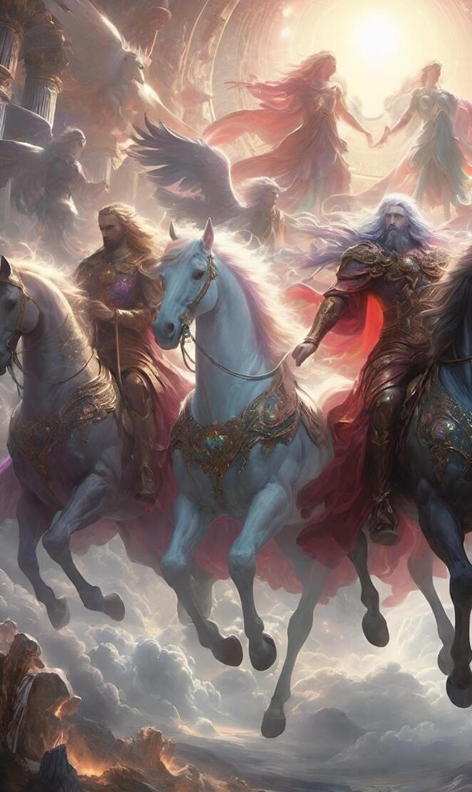 Horseman on Mount Olympus