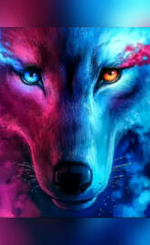 Colored Wolve