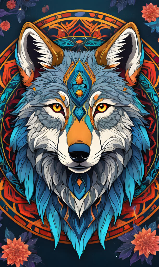 Wolf Mandala