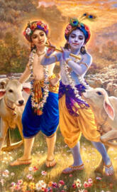 Krishna and Balram