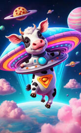 Trapped Space Cow