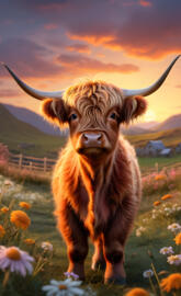 cutest cow ever