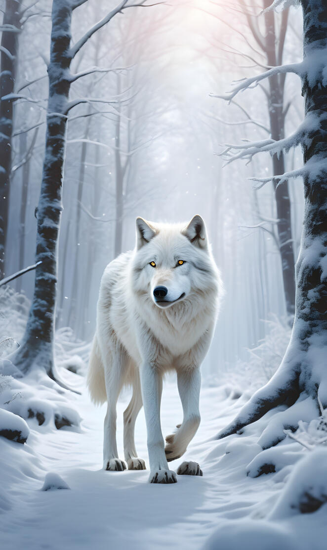 white wolf