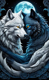 Light VS. Dark 
PS. Which One Wins? The One You Feed