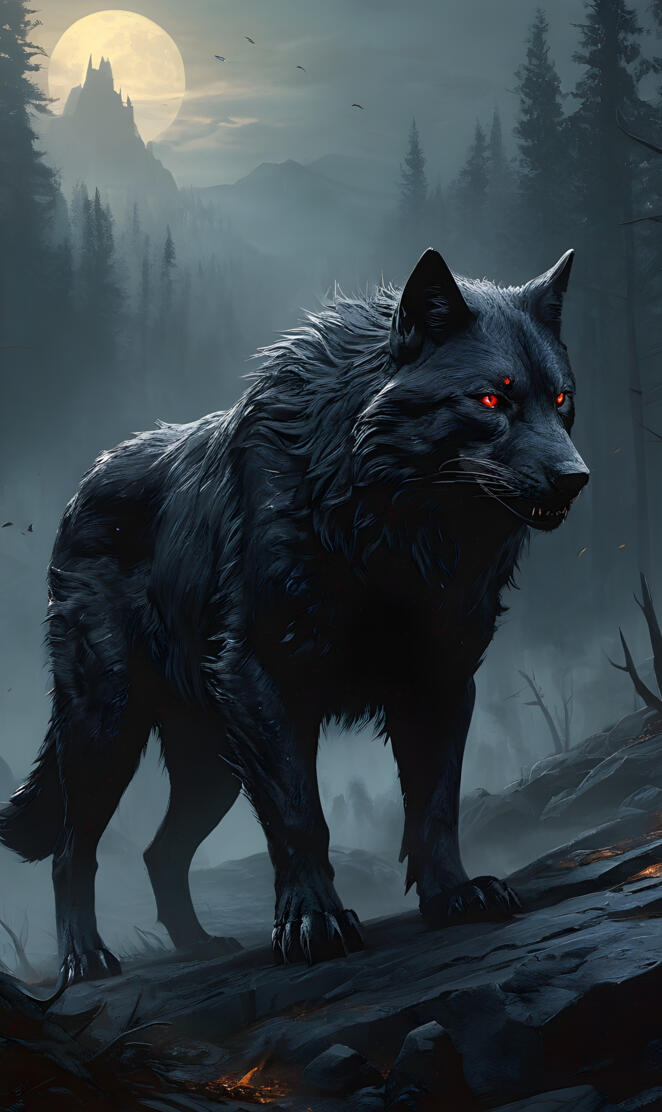 Le démon noir infernal