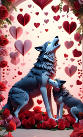 Wolf valentine